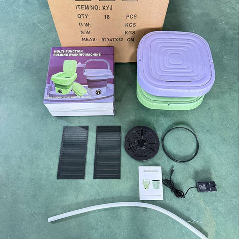 Portable Mini Folding Washing Machine Portable Mini Laundry Machine For Clothes Multi Colo
