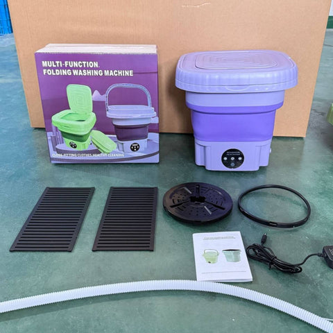 Portable Mini Folding Washing Machine Portable Mini Laundry Machine For Clothes Multi Colo